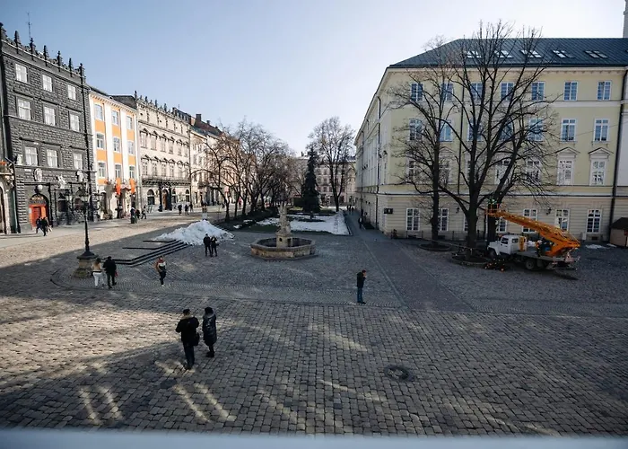 Apartamento Grand Rynok Square Leópolis